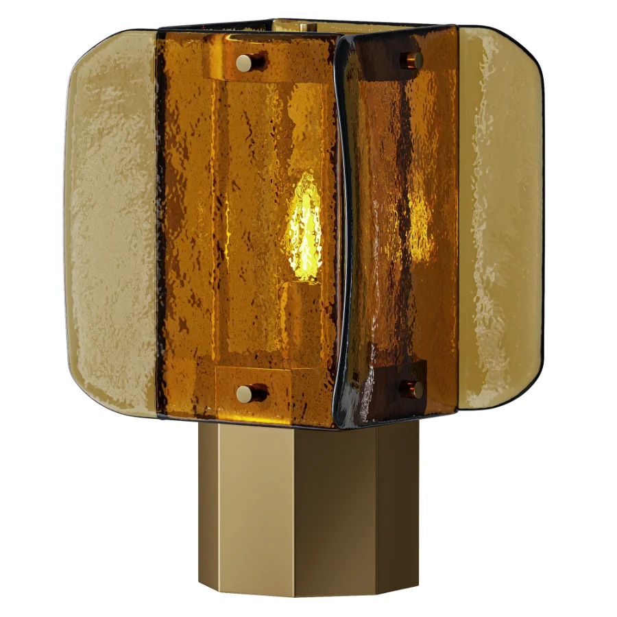 Soho Home Elias Green Glass Table Lamp - Image 2