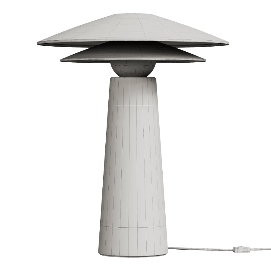 Boucle Fabric Table Lamp - Image 3