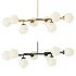 Jewellia 8 Light Dimmable Sputnik Modern Linear Chandelier - Thumbnail 1