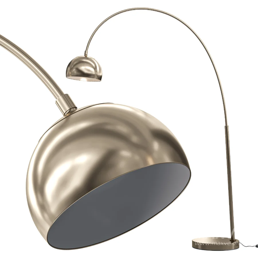 Overarching Metal Shade Floor Lamp - Image 3