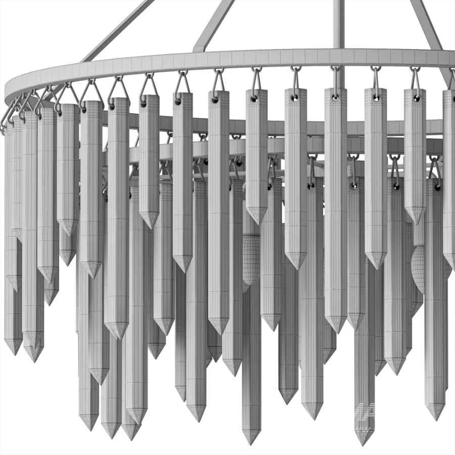 Crystorama Gemma Gold Crystal Chandelier - Image 4