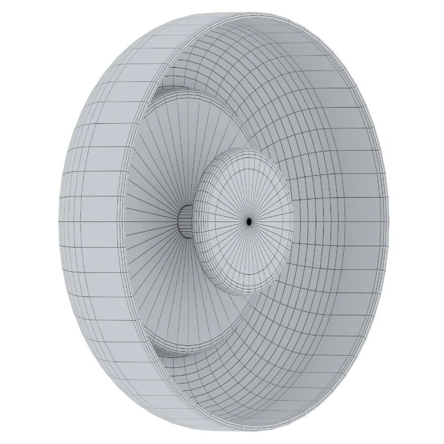Mouth blown LED wall lamp Blossi - Image 1