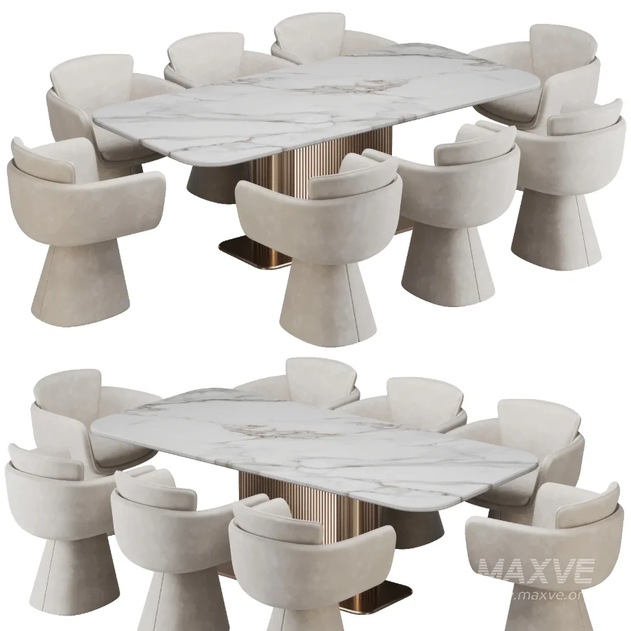 Dinning chair and table341 - Image 4