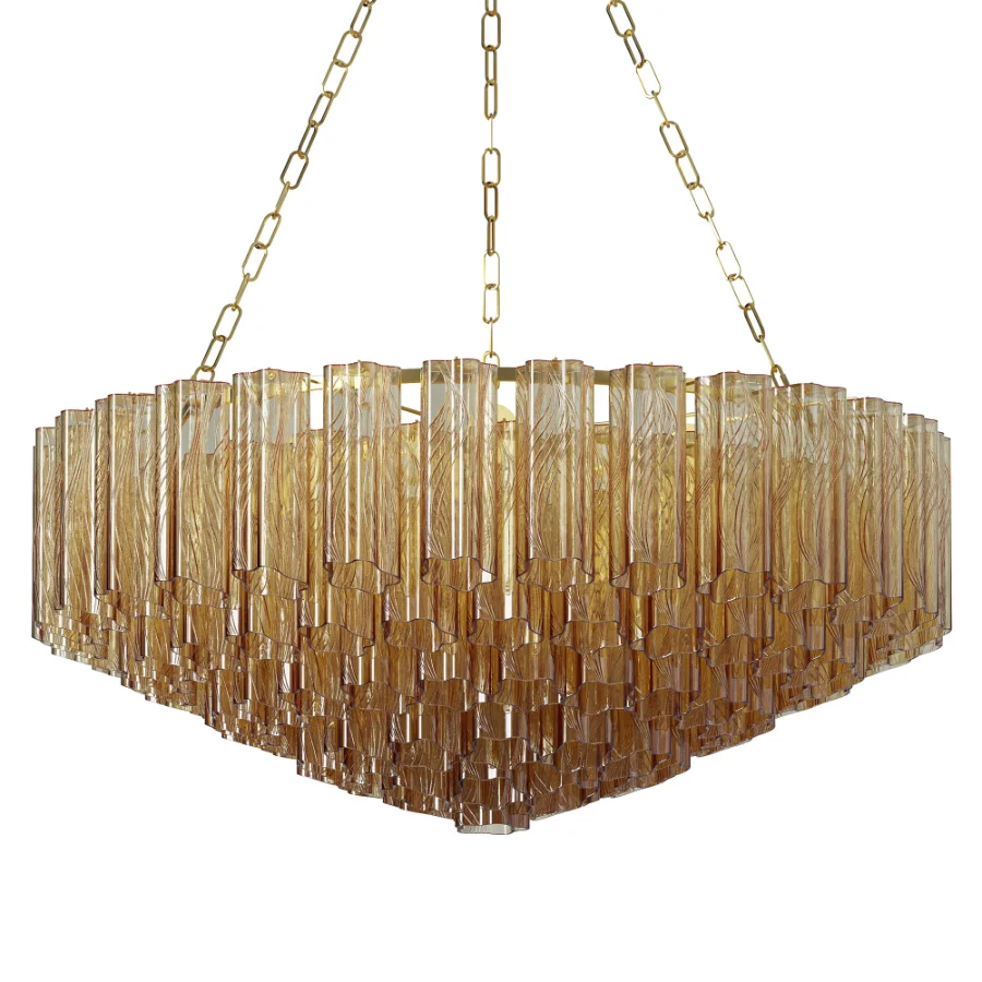 Hudson Valley Watertown Glass Chandelier - Image 4