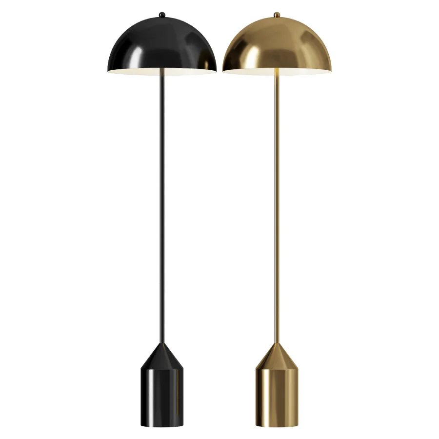 Spun Brass Floor Lamp - Image 3