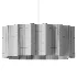 Denise Modern Scallop Linen Pendant Light - Thumbnail 3