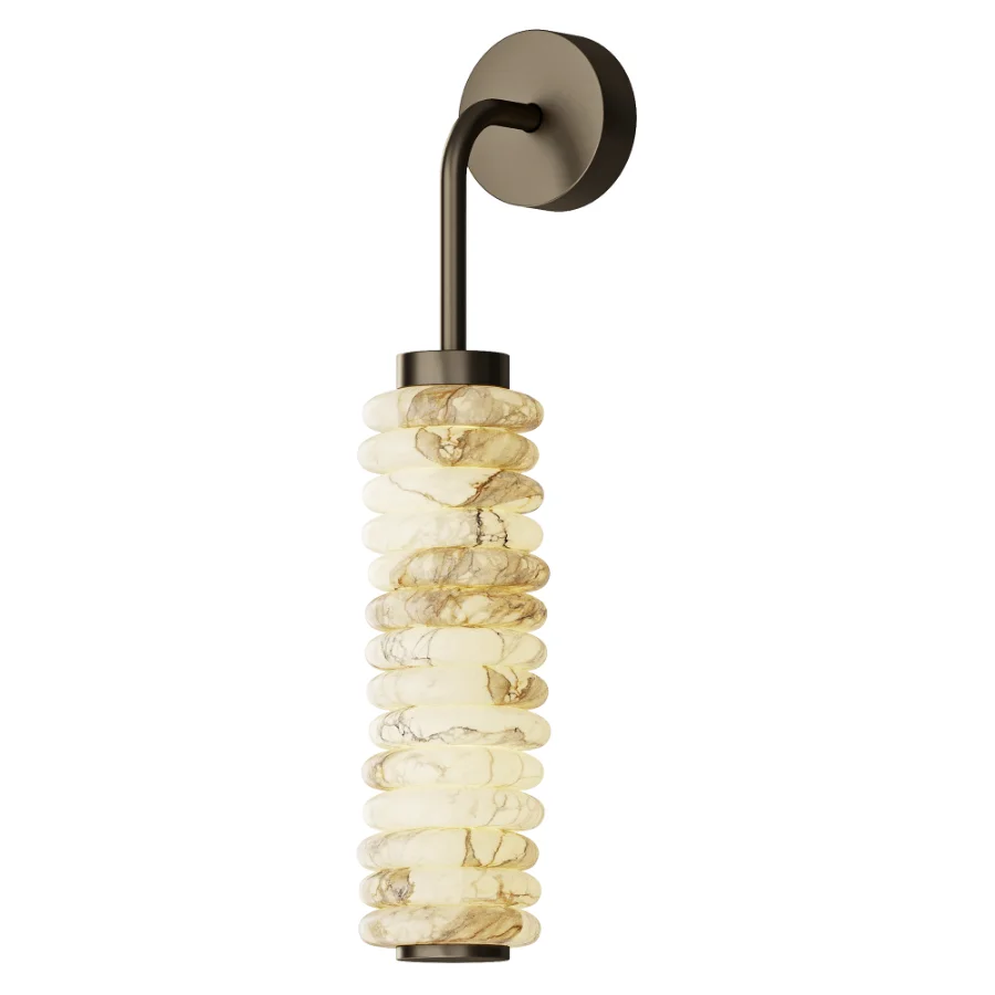 Vakkerlight Helix Alabaster Wall Lamp - Image 1