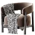 Dalya Armchair with Armrests - Thumbnail 3