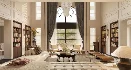 Luxury villa living room and dining room hallway - Thumbnail 4
