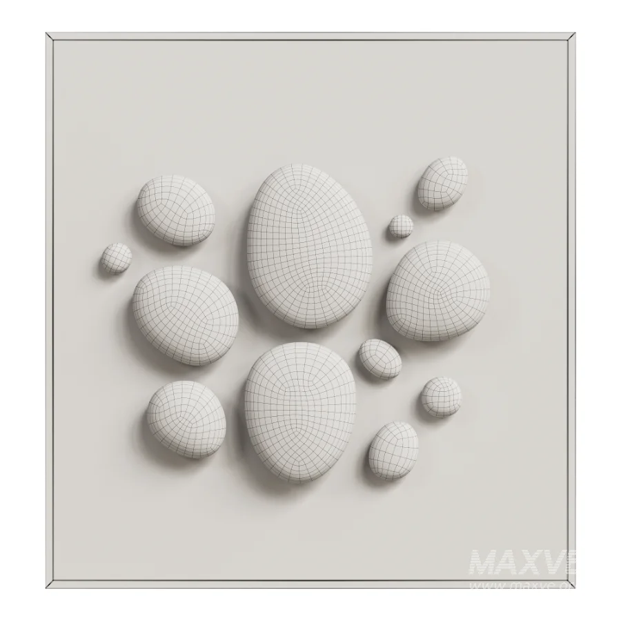 Chrome Bubble Wall Decor 02 - Image 5