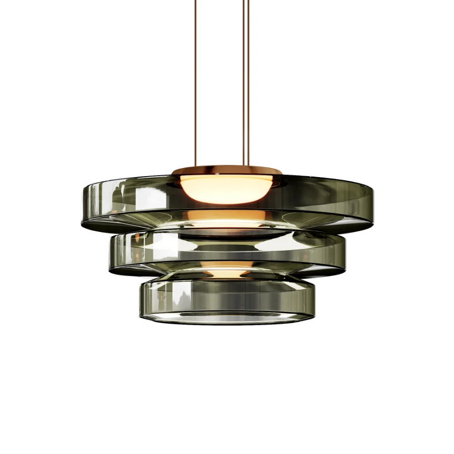 Glass pendant lamp Taonuanshu - Image 2