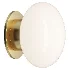 Astro Zeppo Brass Glass Wall Sconce - Thumbnail 2