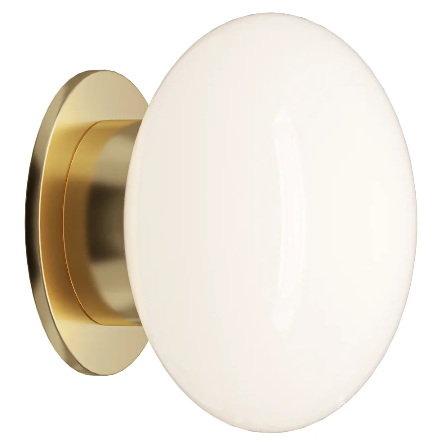 Astro Zeppo Brass Glass Wall Sconce - Image 2