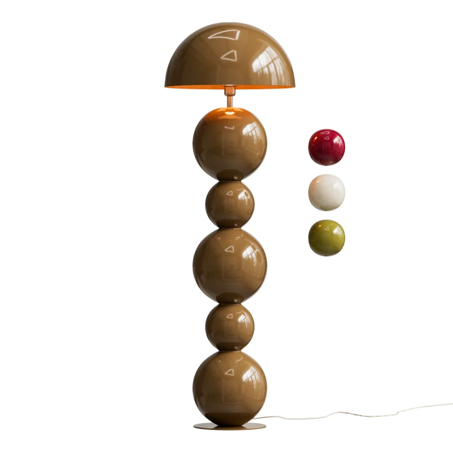 Bonbons Designer Floor Lamp Brown by Artefactoru - Image 3