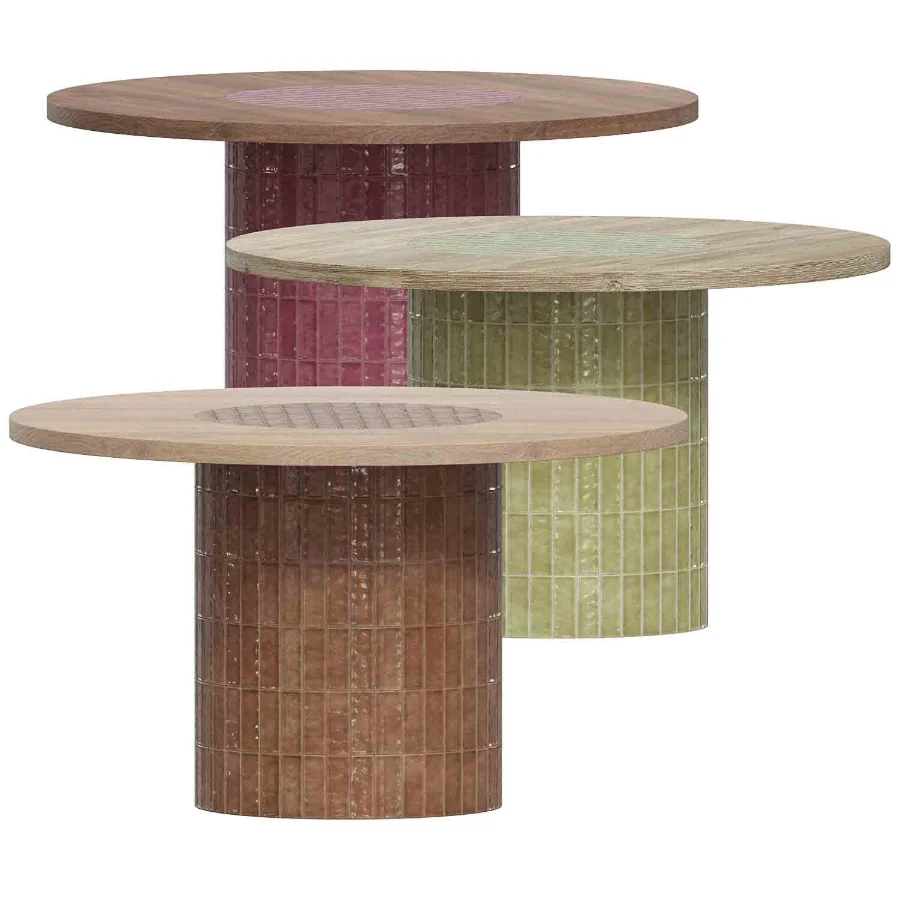 Round Welcome Dining Table in Caramel - Image 6