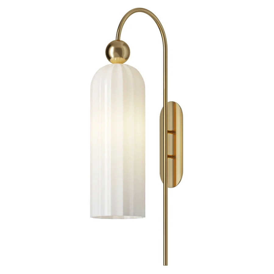 FareDecor Alvyen Nordic Vertical Glass Wall Light - Image 2