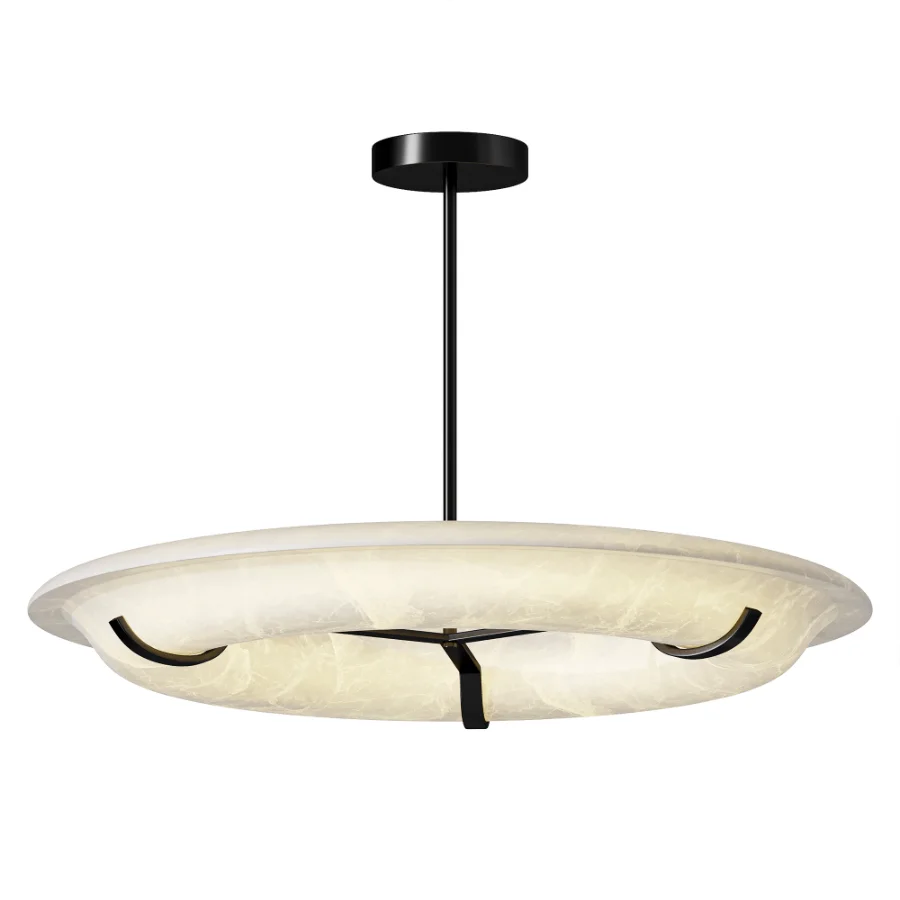 Carve Alabaster Pendant Light - Image 2