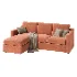 Modern Modular Sectional Sofa With Chaise Lounge – Fabric Upholstery - Thumbnail 2