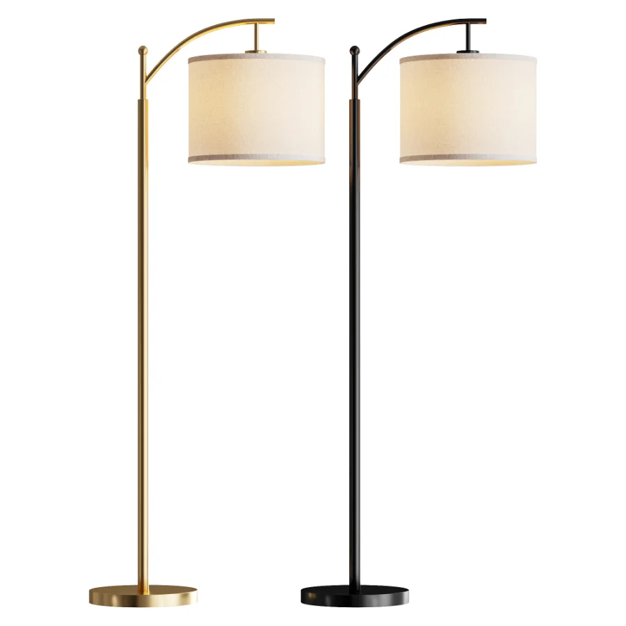 Arched Floor Lamp with Pull Chain - Image 1