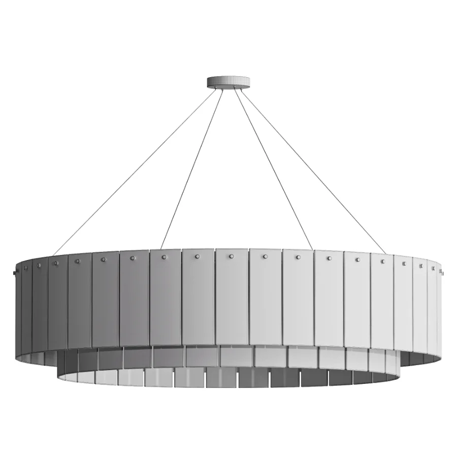 Dantone Polar Circle Alabaster Brass Chandelier 90 cm - Image 2