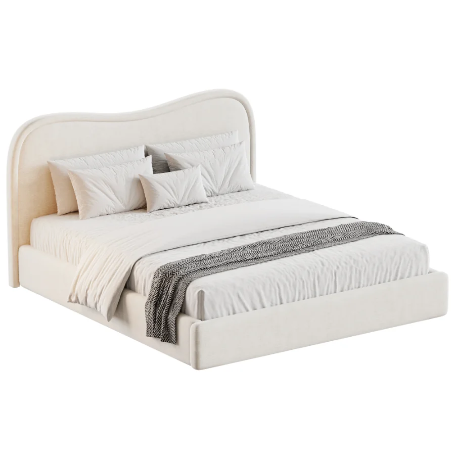 Lioren Upholstered Bed - Image 2