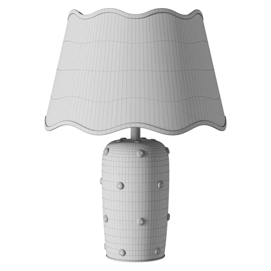 Cath Kidston Blue Strawberry Garden Scallop Spot Table Lamp - Image 3