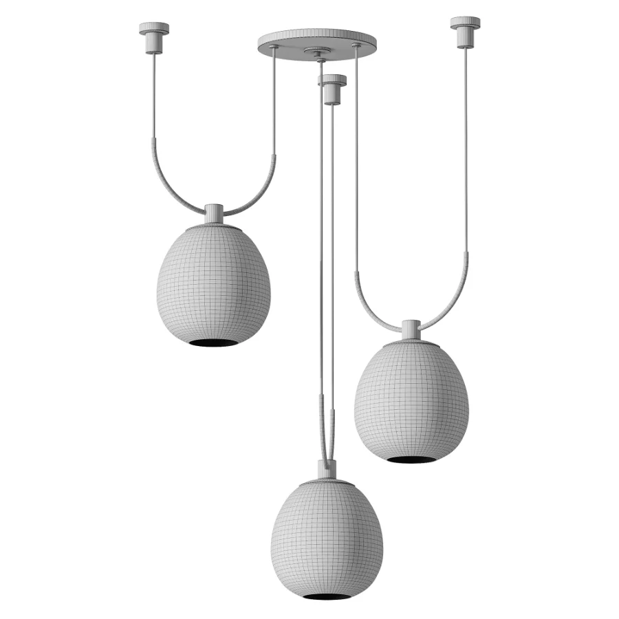 Orly 3 Light Swag Chandelier - Image 3