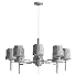 Hinkley Saunders Nickel Linen Chandelier - Thumbnail 3