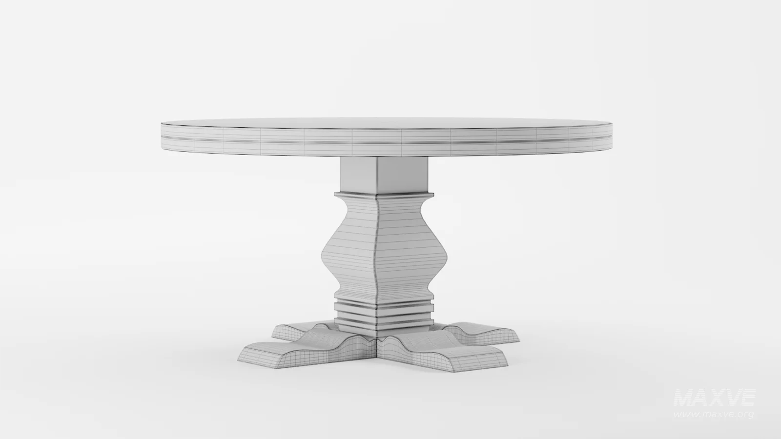 Candace Round Solid Wood Dining Table - Image 7