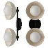Dixon Double Brass Hemisphere Wall Sconce - Thumbnail 3