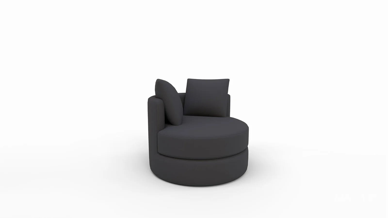 Balboa Upholstered Swivel Armchair - Image 4