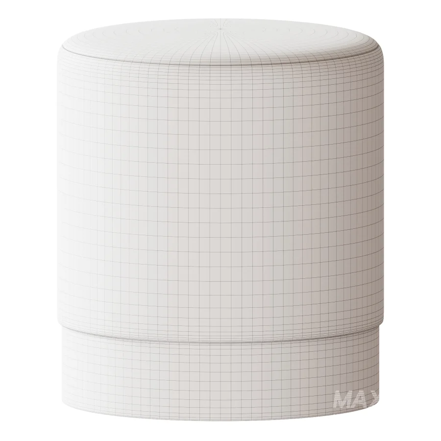 Cowhide pouf - Image 6