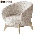Tilar Velvet Sand Chair - Thumbnail 4