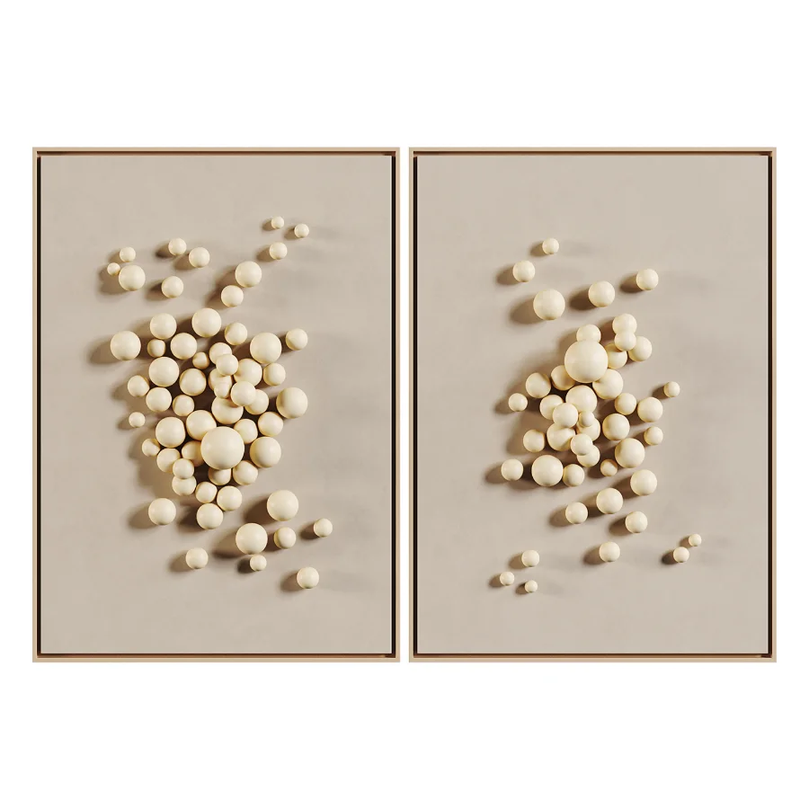 3D Bubble Wall Art Set - Image 1