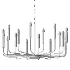 Gracie Oaks Alysse Gold Candle Chandelier 16 Light - Thumbnail 3
