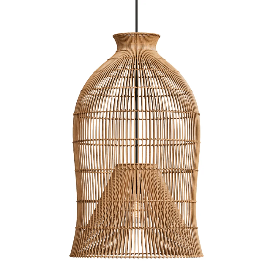 Elongated rattan suspension Pengadi - Image 1