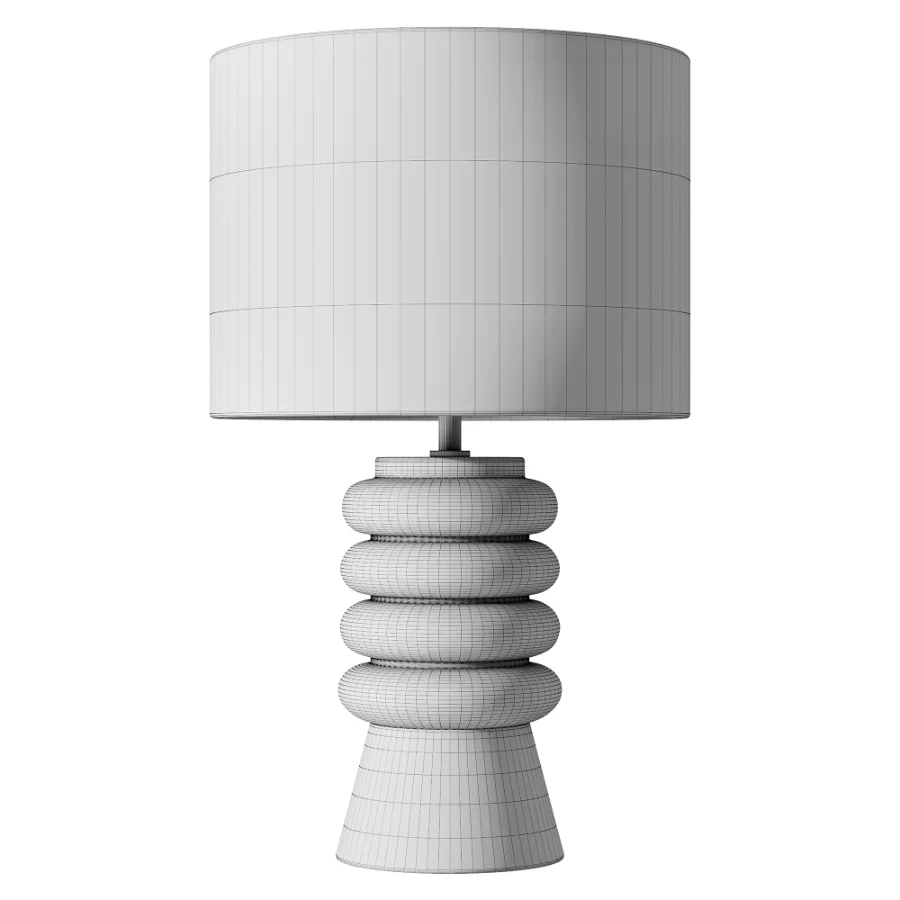 Rahya Green Glass Table Lamp - Image 2