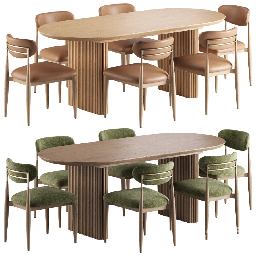 Dagmar Chair Maru Table - Image 1