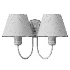 Pottery Barn Holmes Linen Shade Double Sconce - Thumbnail 3