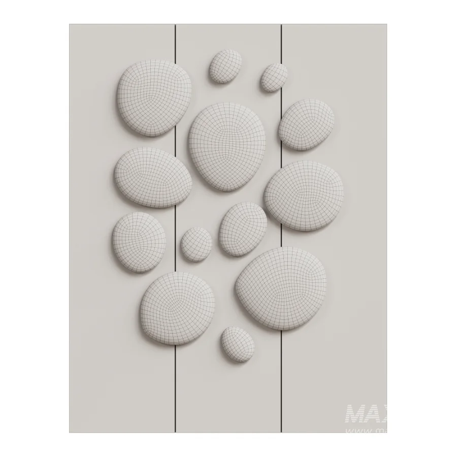 Chrome Bubble Wall Decor 10 - Image 4