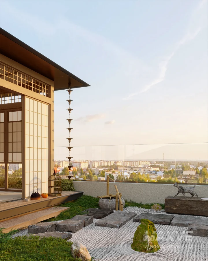 Japanese courtyard - Image 2