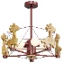 Lovely Deer Wooden Chandelier - Thumbnail 3