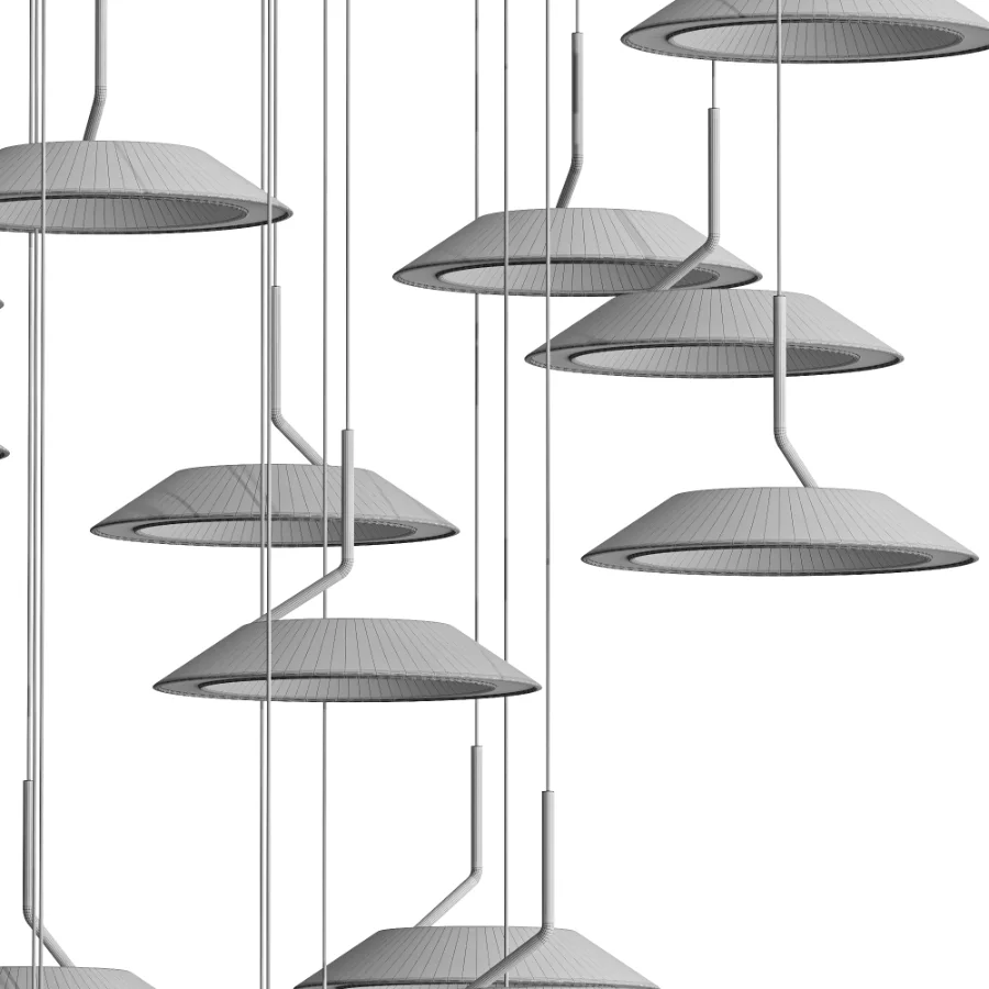 Royyo LED 19 Light Pendant - Image 4