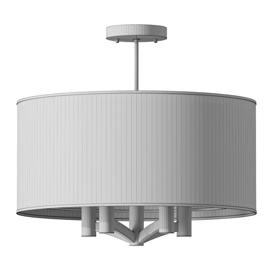 Possini Euro Caliari Warm Brass Ceiling Light - Image 3