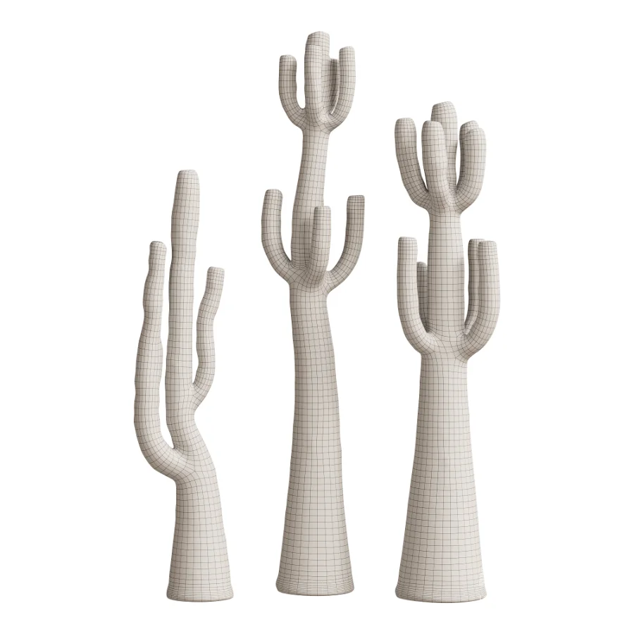 Minimalist Cactus Floor Sculptures Set - Image 6
