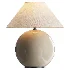 Habitat Circle Cream Ceramic Table Lamp - Thumbnail 1