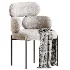 Stainless Steel fabric chair - Thumbnail 1
