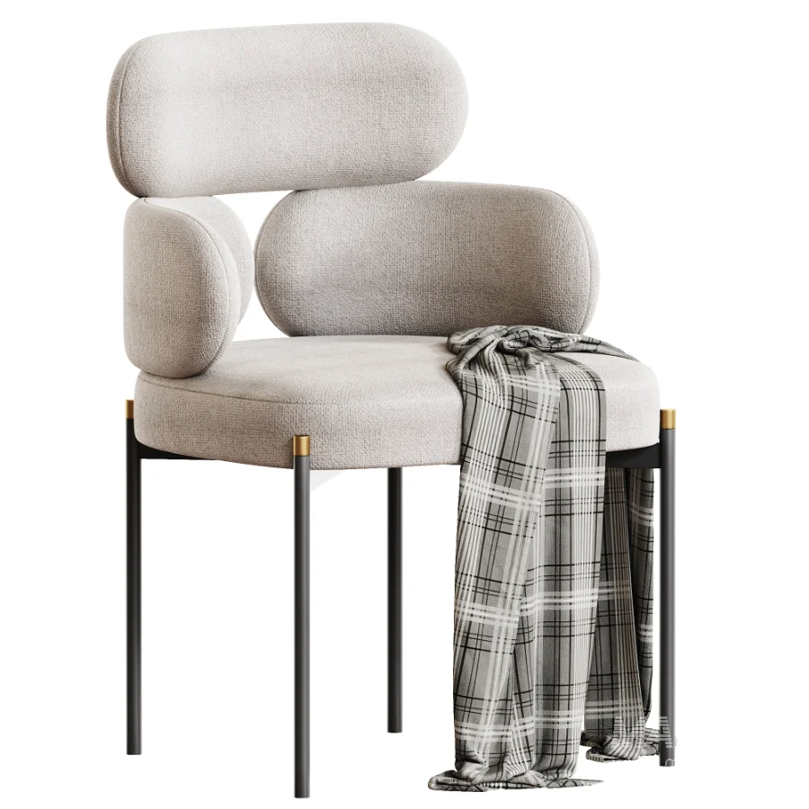 Stainless Steel fabric chair - Image 1