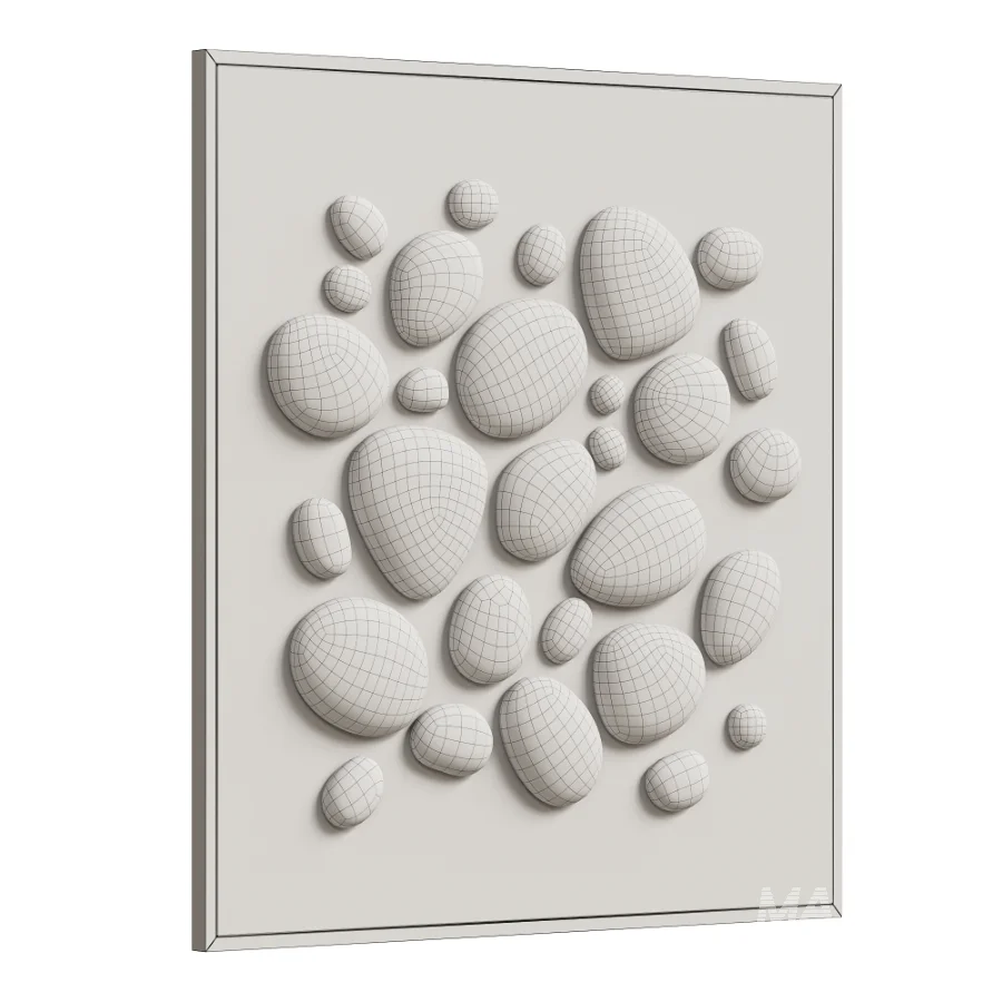 Chrome Bubble Wall Decor 07 - Image 6
