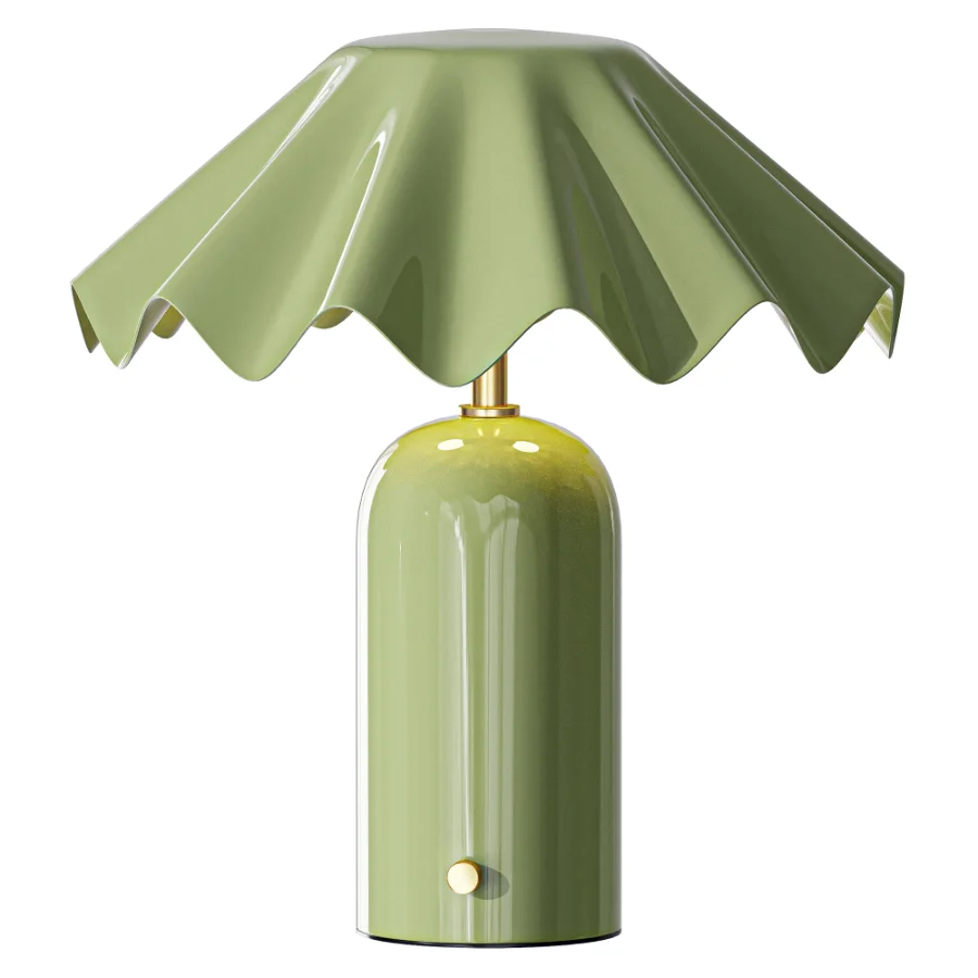 Brooks Fluted Cordless Table Lamp - Image 1